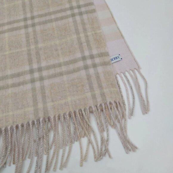 Burberrys Scarf Beiges Cashmere 100% mon-375-091125 - Picture 5 of 9